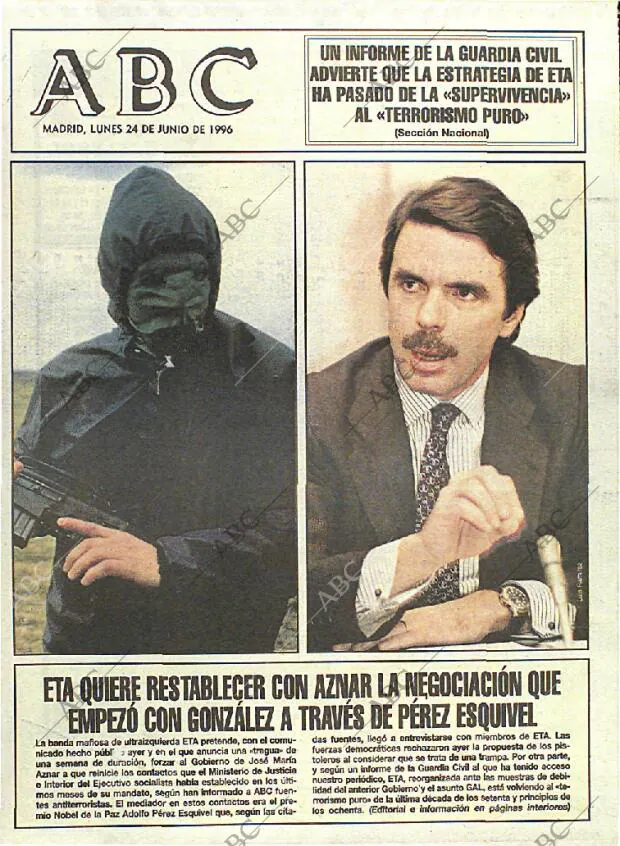 ABC MADRID 24-06-1996 página 1