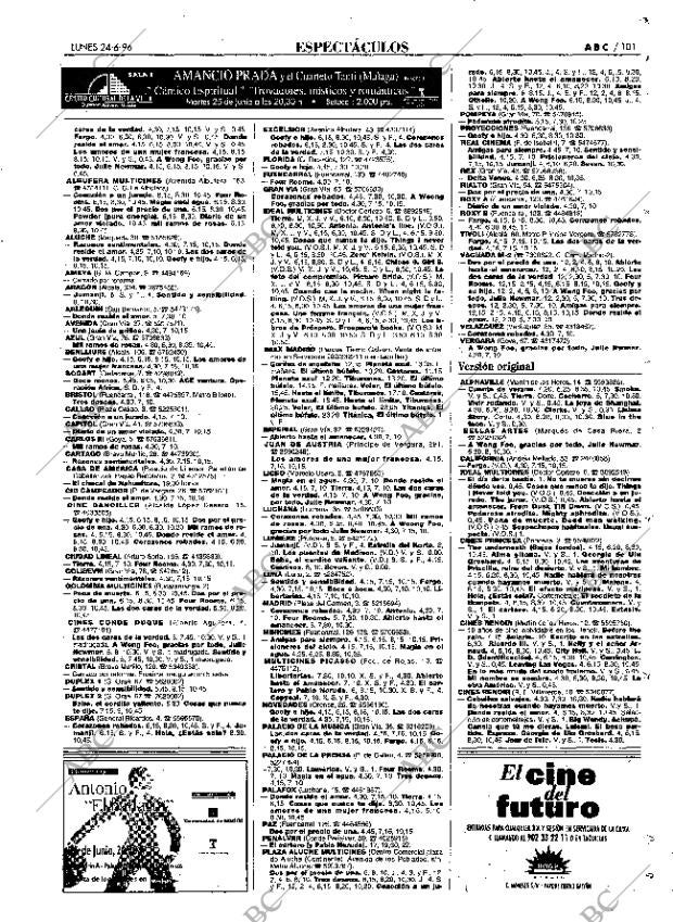 ABC MADRID 24-06-1996 página 101