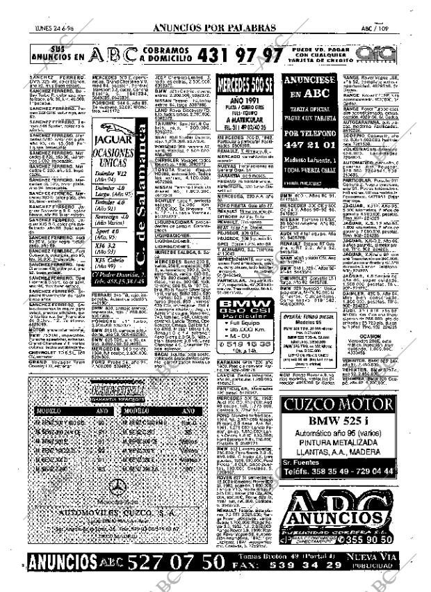 ABC MADRID 24-06-1996 página 109