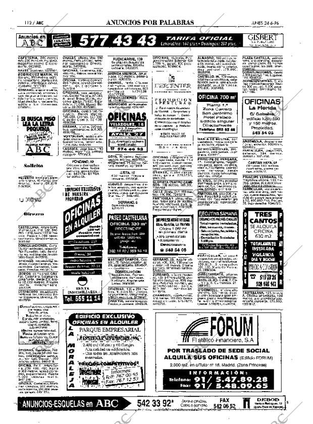 ABC MADRID 24-06-1996 página 112