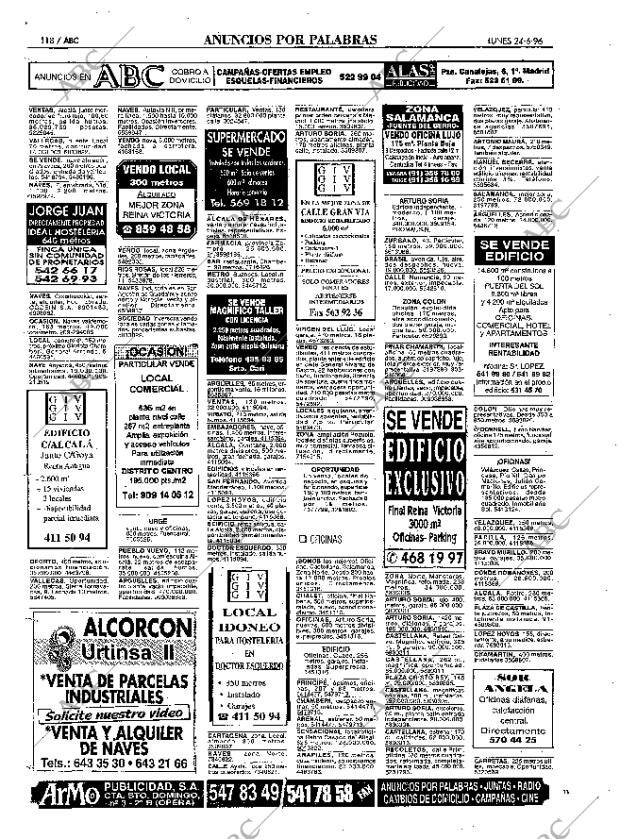 ABC MADRID 24-06-1996 página 118