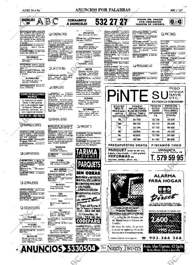 ABC MADRID 24-06-1996 página 127