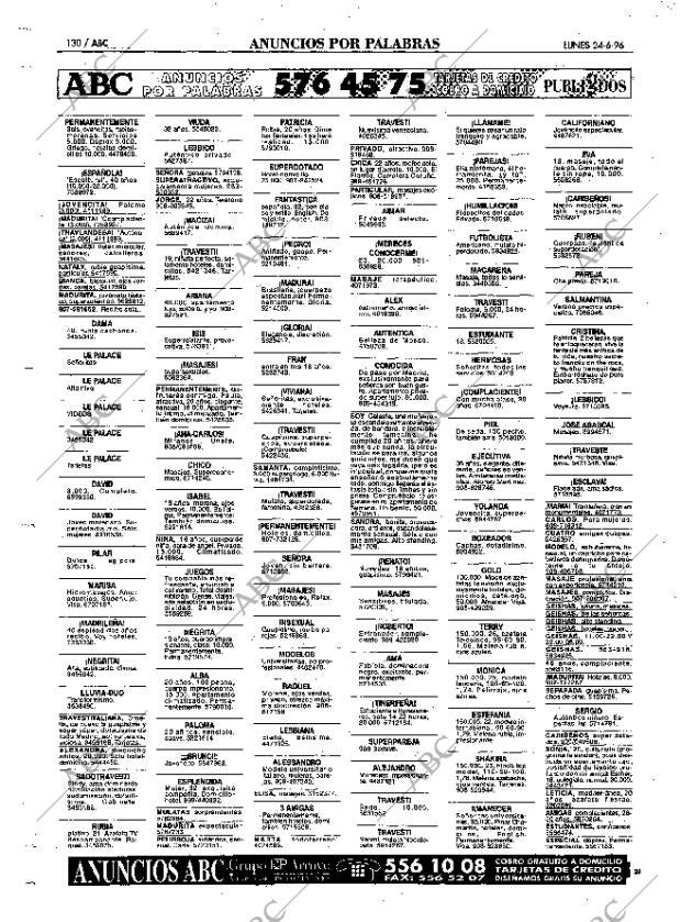 ABC MADRID 24-06-1996 página 130
