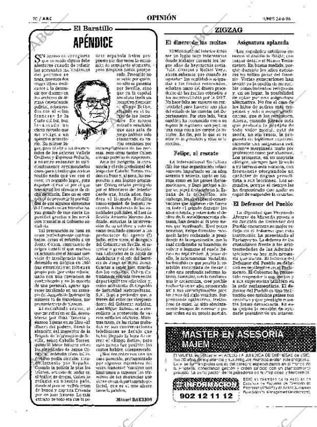 ABC MADRID 24-06-1996 página 20