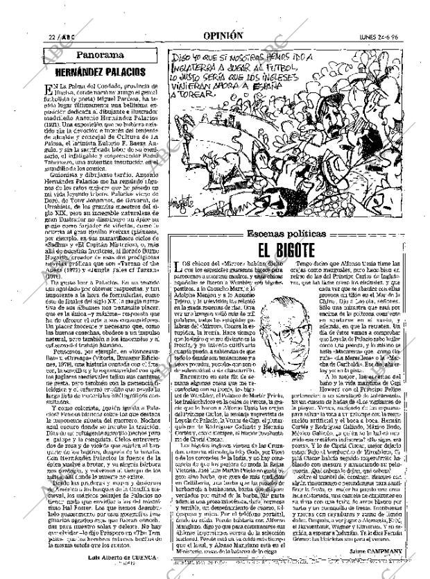 ABC MADRID 24-06-1996 página 22