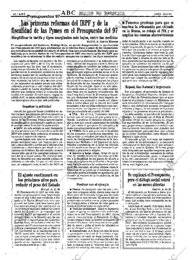 ABC MADRID 24-06-1996 página 42