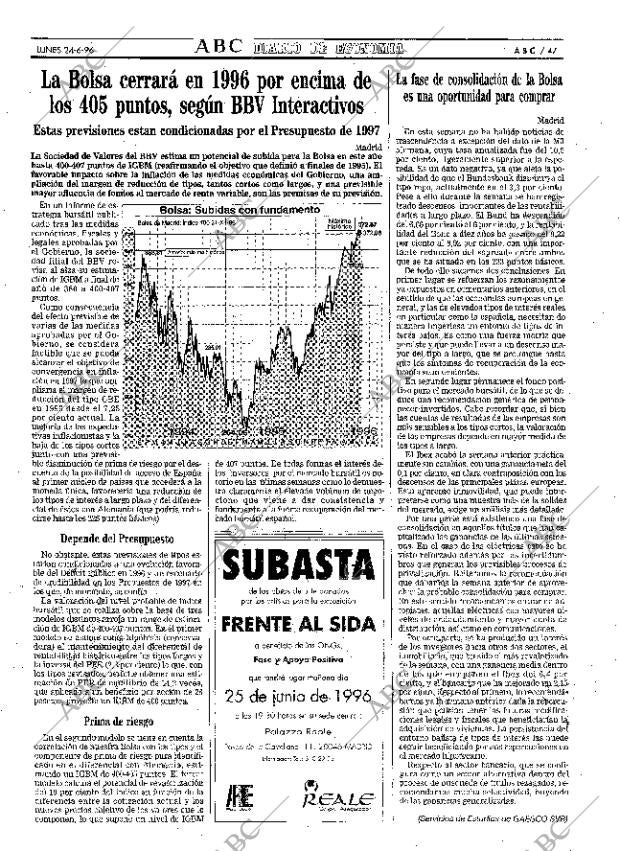 ABC MADRID 24-06-1996 página 47