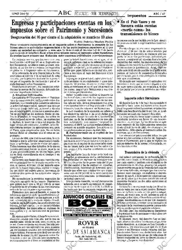 ABC MADRID 24-06-1996 página 49