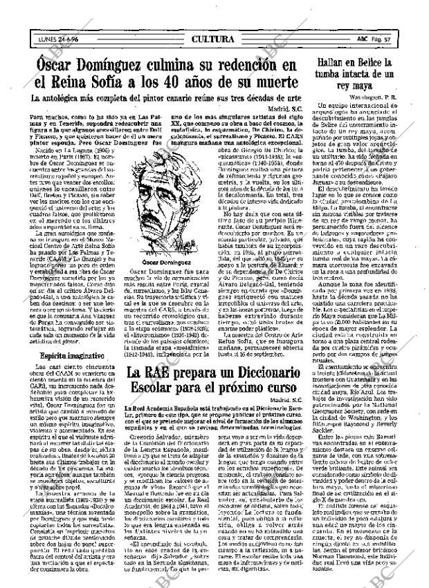 ABC MADRID 24-06-1996 página 57