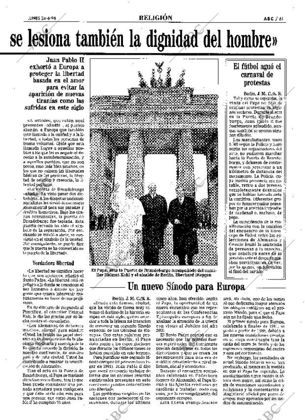 ABC MADRID 24-06-1996 página 61