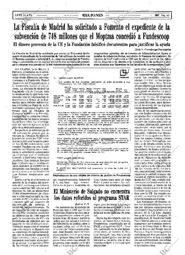 ABC MADRID 24-06-1996 página 65
