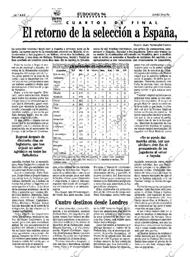 ABC MADRID 24-06-1996 página 68