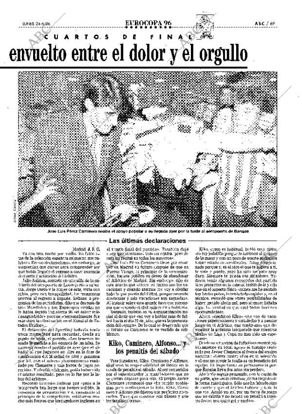 ABC MADRID 24-06-1996 página 69