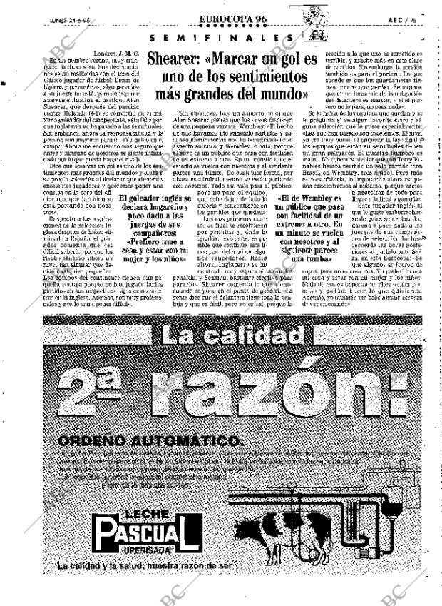 ABC MADRID 24-06-1996 página 75
