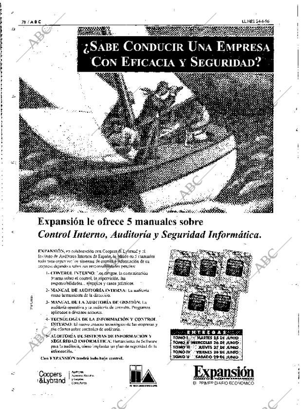 ABC MADRID 24-06-1996 página 78