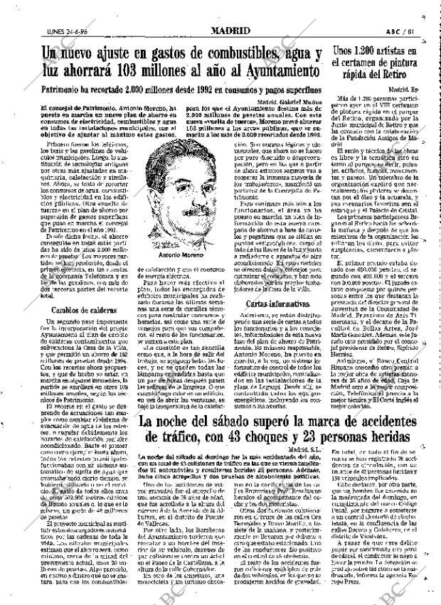 ABC MADRID 24-06-1996 página 81