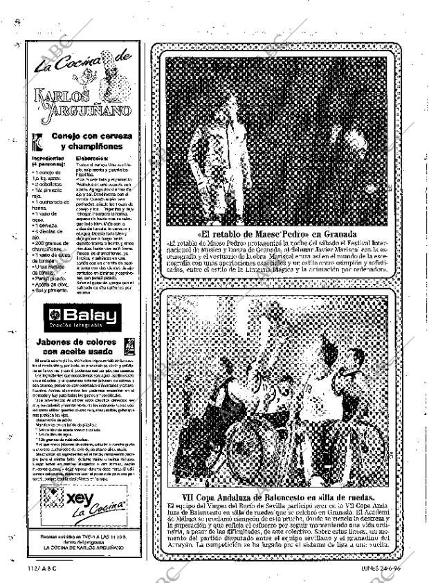 ABC SEVILLA 24-06-1996 página 112