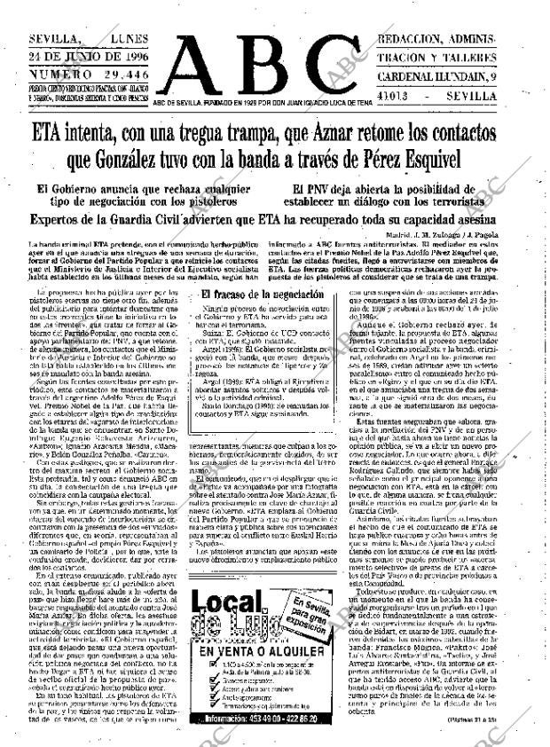 ABC SEVILLA 24-06-1996 página 15