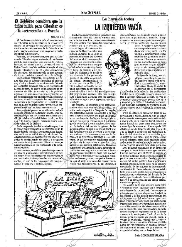 ABC SEVILLA 24-06-1996 página 28