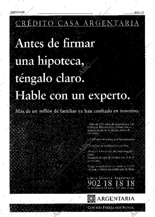 ABC SEVILLA 24-06-1996 página 31