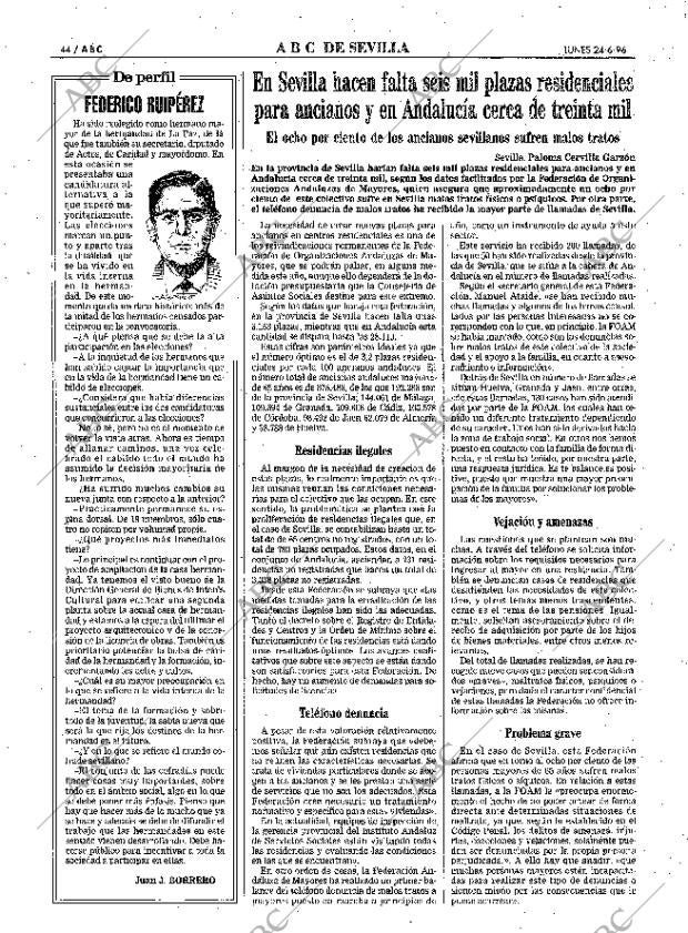 ABC SEVILLA 24-06-1996 página 44
