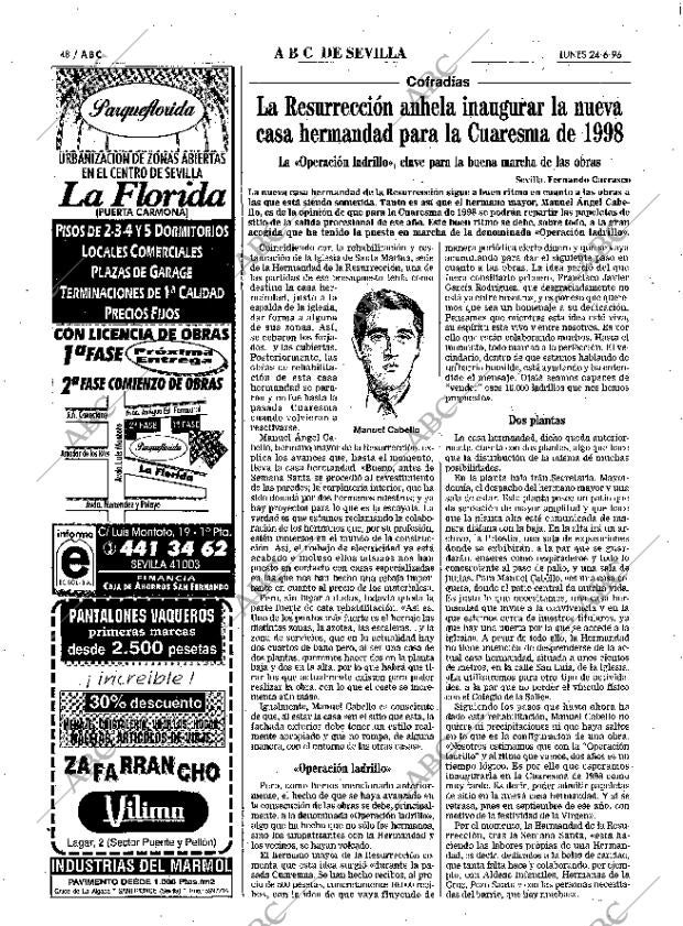 ABC SEVILLA 24-06-1996 página 48