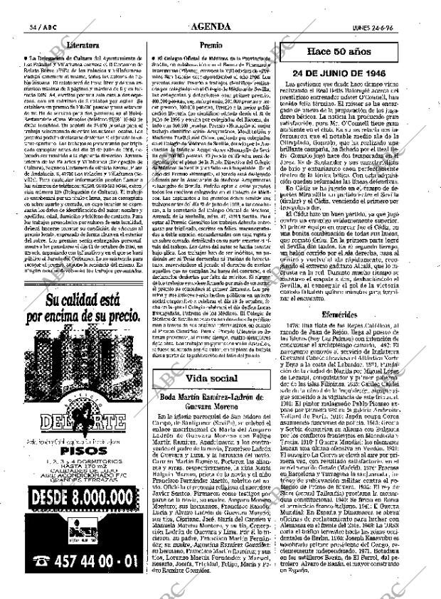 ABC SEVILLA 24-06-1996 página 54