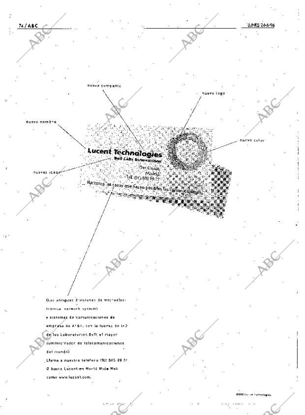 ABC SEVILLA 24-06-1996 página 74