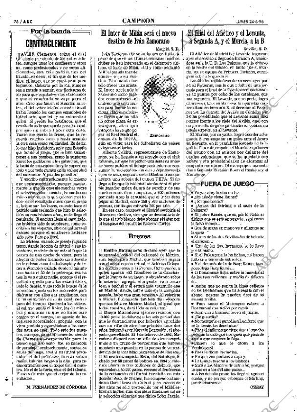 ABC SEVILLA 24-06-1996 página 76