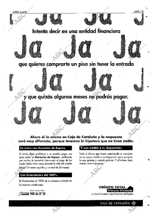 ABC SEVILLA 24-06-1996 página 81