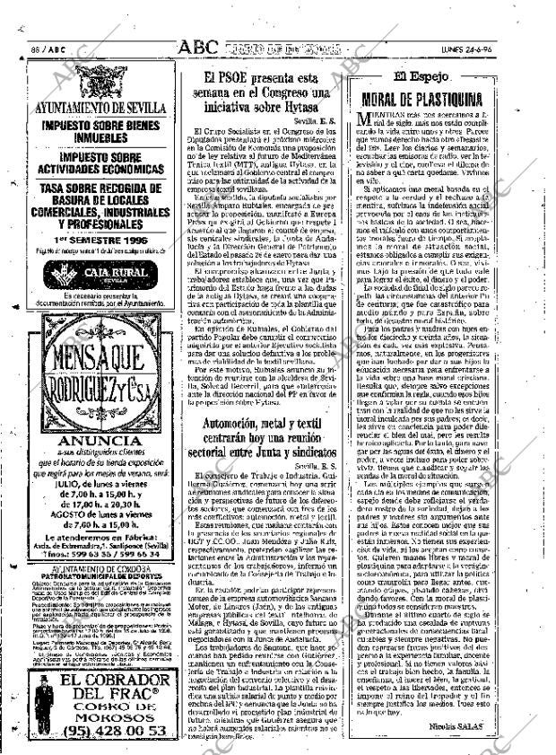 ABC SEVILLA 24-06-1996 página 88
