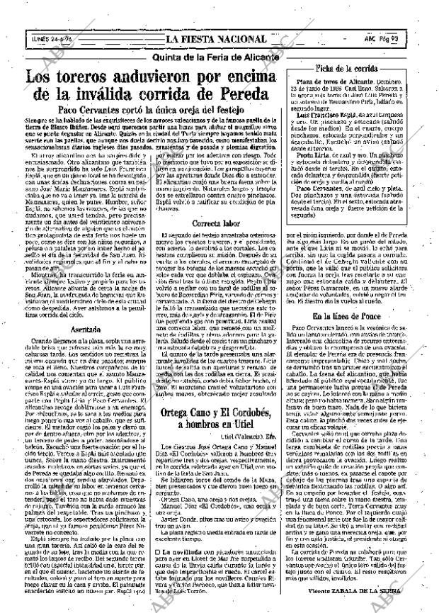 ABC SEVILLA 24-06-1996 página 93