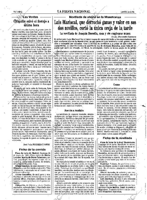 ABC SEVILLA 24-06-1996 página 94