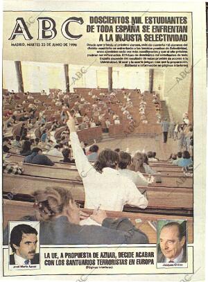 ABC MADRID 25-06-1996 página 1