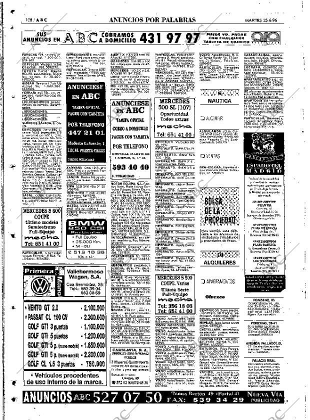 ABC MADRID 25-06-1996 página 108