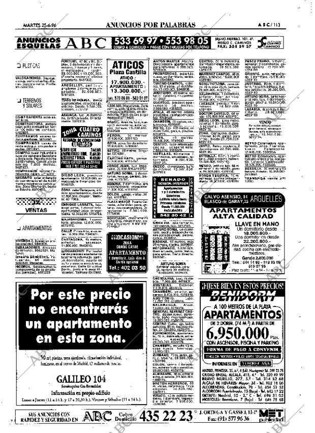 ABC MADRID 25-06-1996 página 113