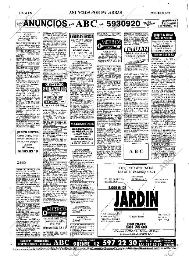 ABC MADRID 25-06-1996 página 118