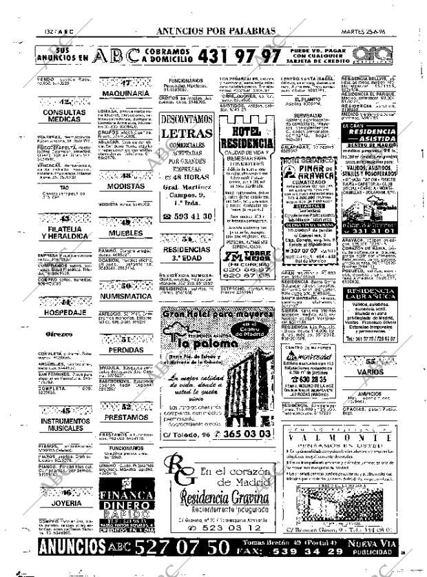 ABC MADRID 25-06-1996 página 132