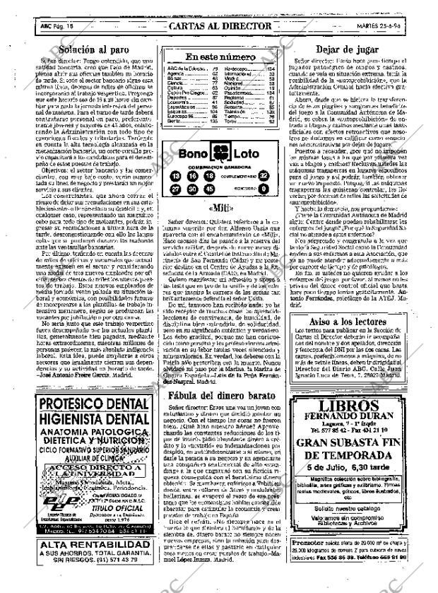 ABC MADRID 25-06-1996 página 18