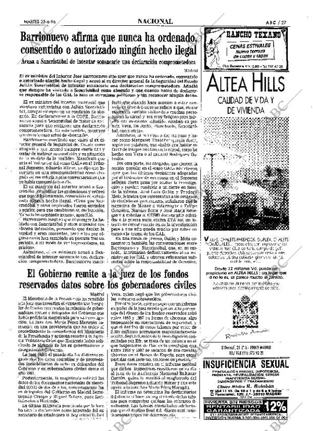 ABC MADRID 25-06-1996 página 27