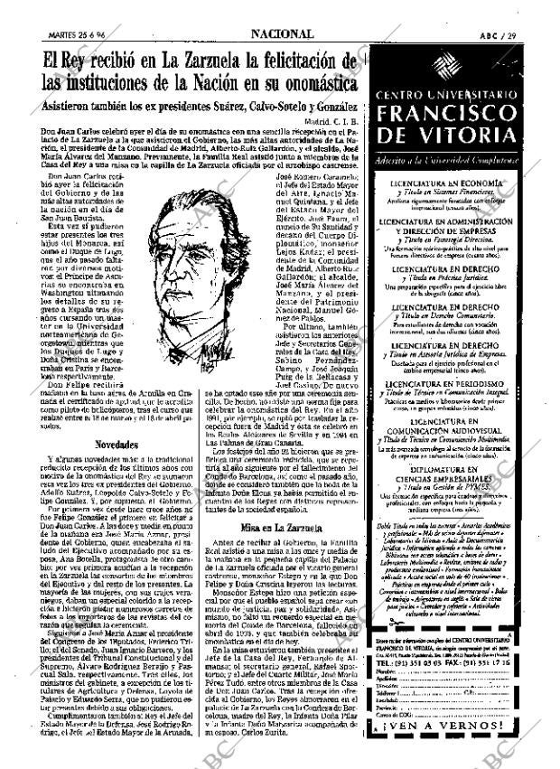 ABC MADRID 25-06-1996 página 29