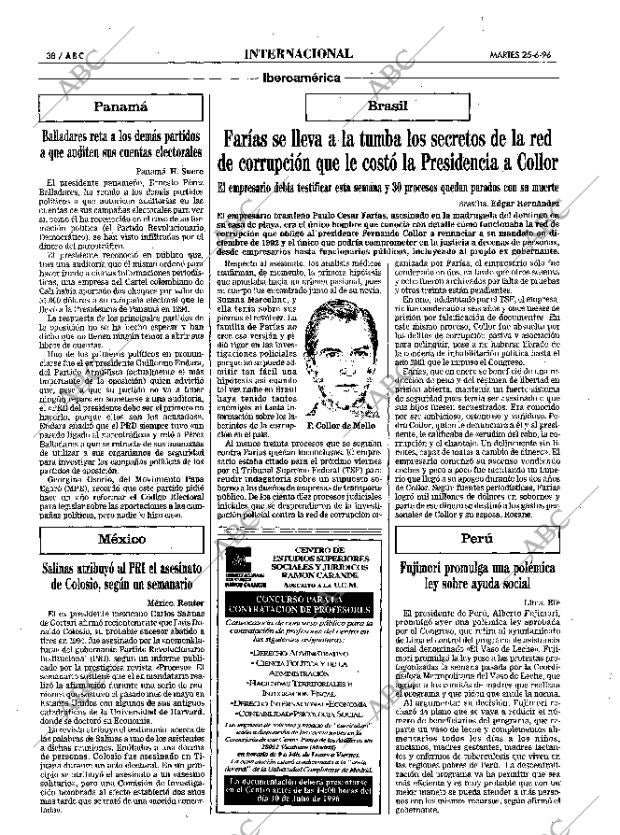 ABC MADRID 25-06-1996 página 38