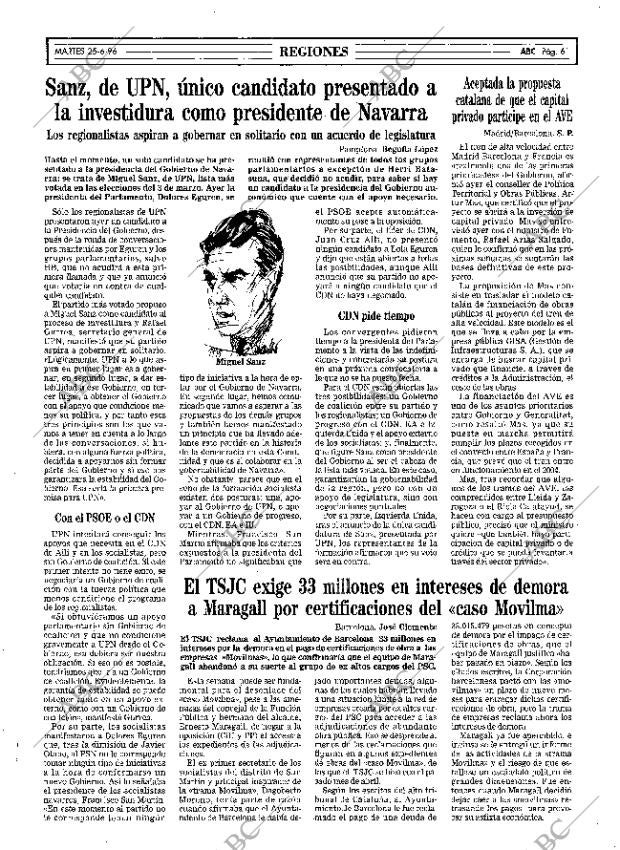 ABC MADRID 25-06-1996 página 61