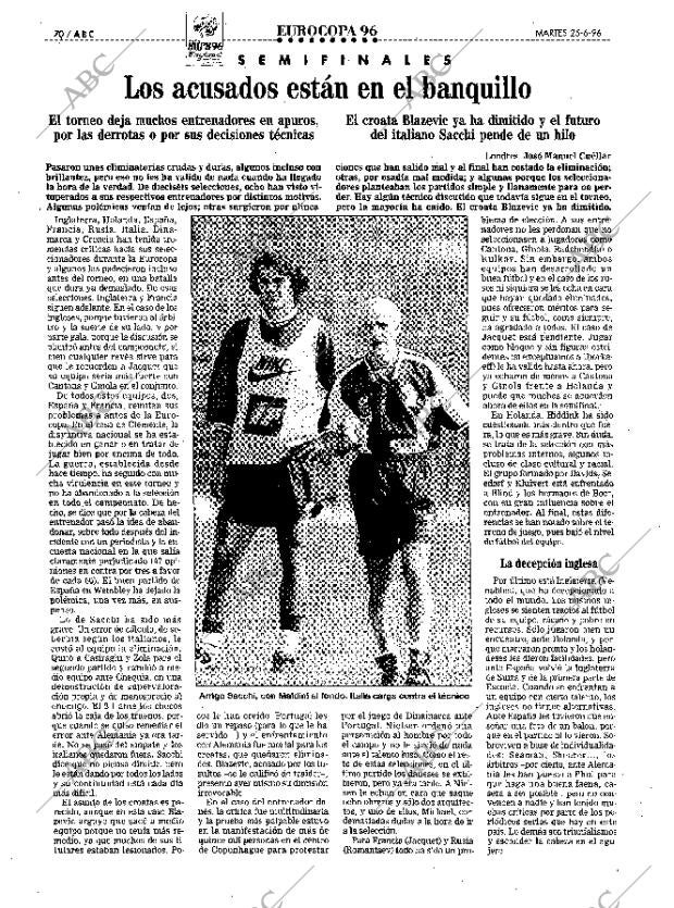 ABC MADRID 25-06-1996 página 70