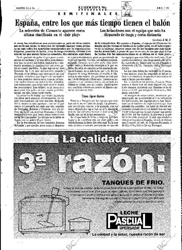 ABC MADRID 25-06-1996 página 75