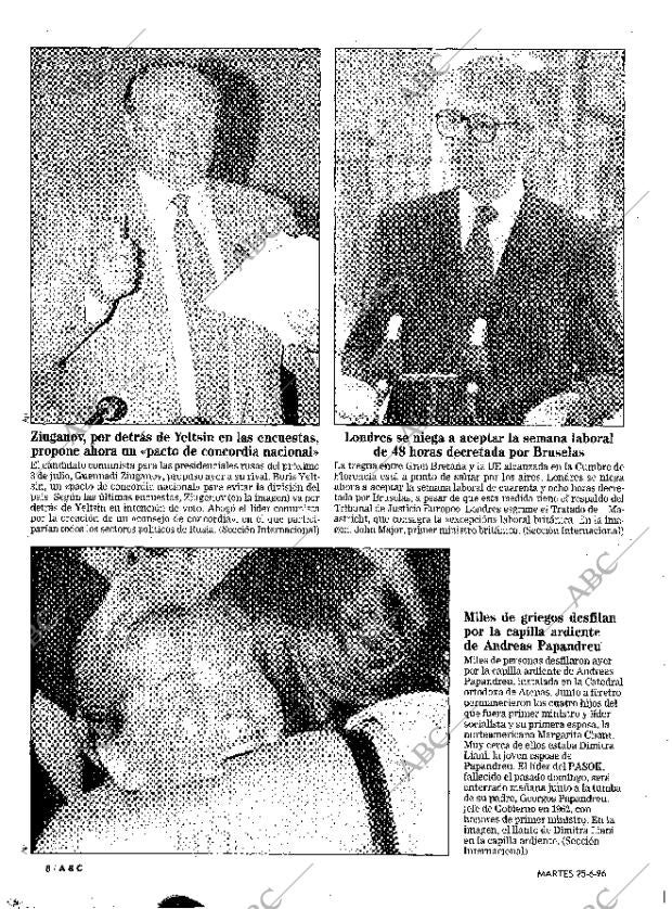 ABC MADRID 25-06-1996 página 8