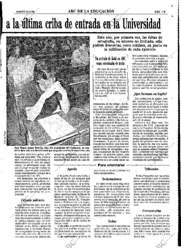 ABC MADRID 25-06-1996 página 81