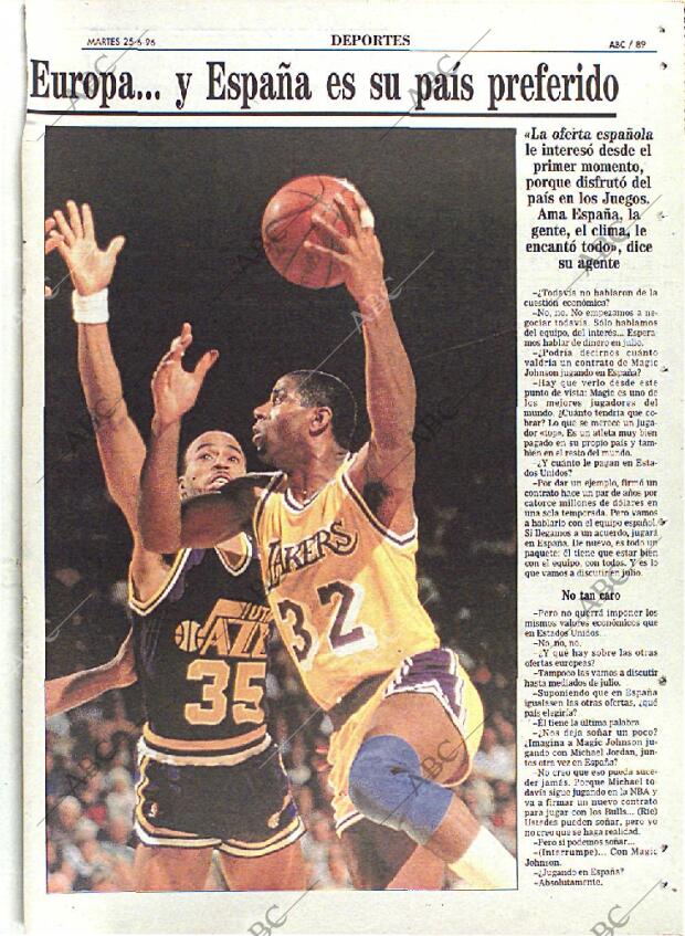 ABC MADRID 25-06-1996 página 89