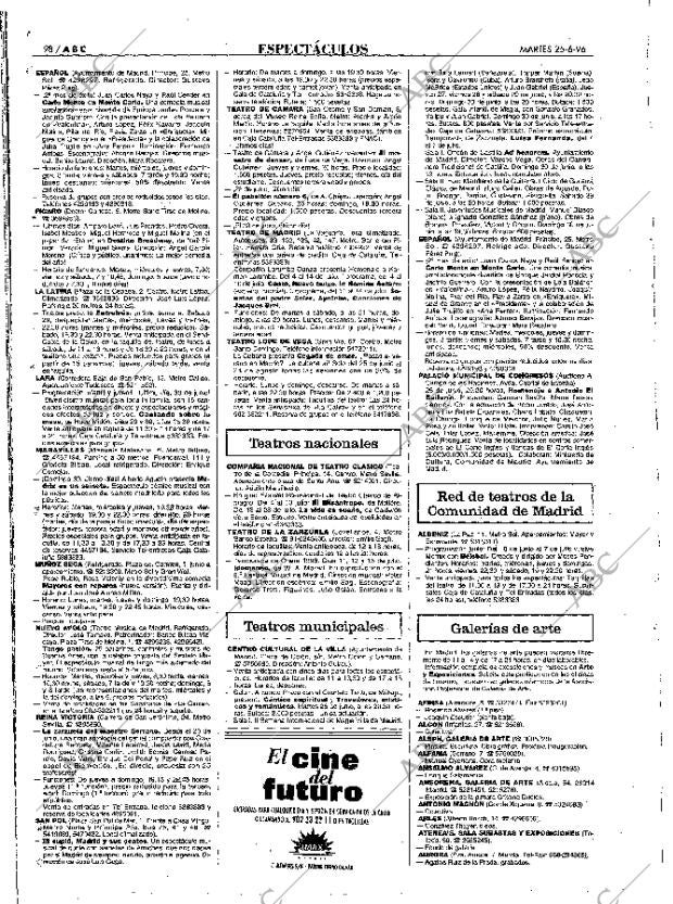 ABC MADRID 25-06-1996 página 98