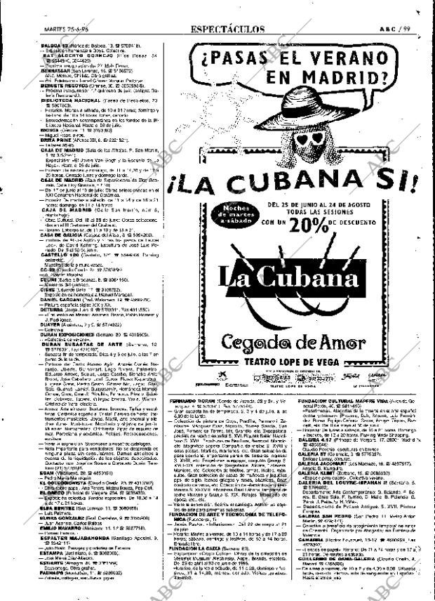 ABC MADRID 25-06-1996 página 99